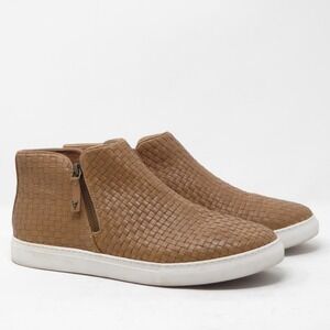Trask Tan Woven Sneakers